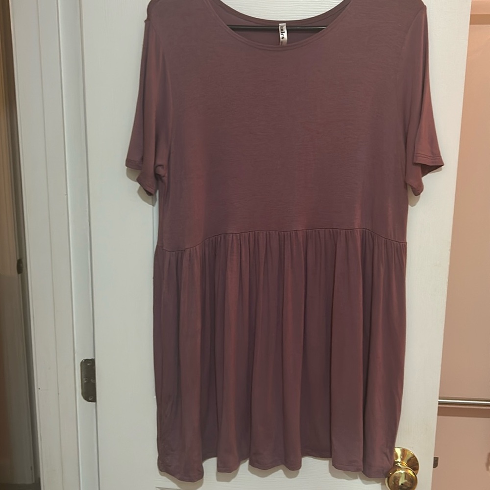 Azules SS Purple Tunic Mini Dress NEW Sizes Small, Medium, Large & XLarge